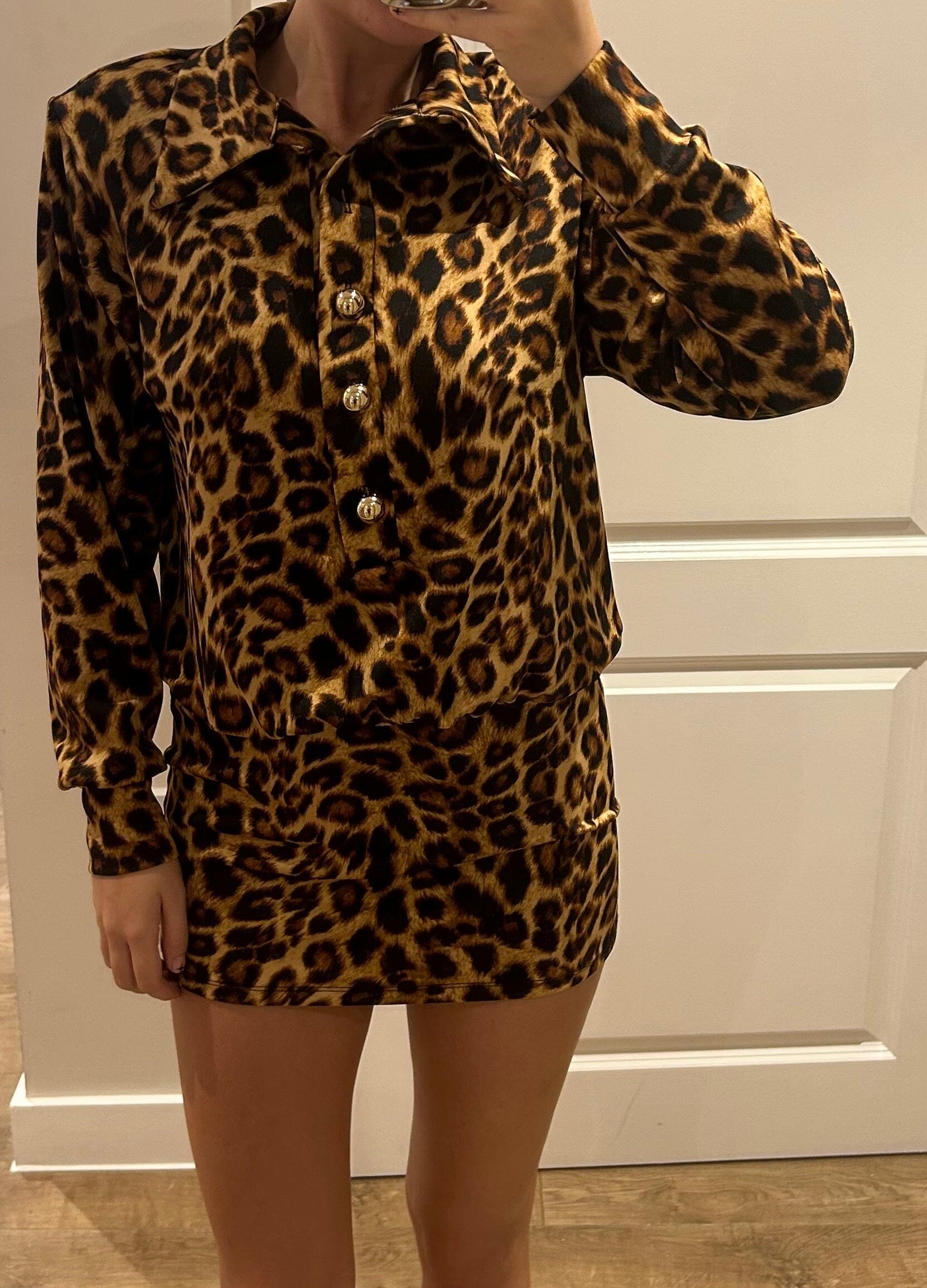 Zara - Zara Leopard Print Seath Tube Dress Size 8 on Designer Wardrobe